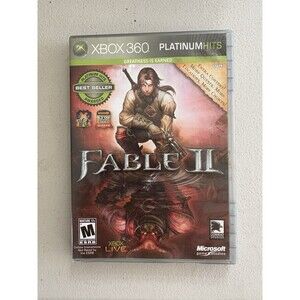 Fable II Xbox 360 Complete CIB Tested Clean Platinum Hits Authentic Game Disc